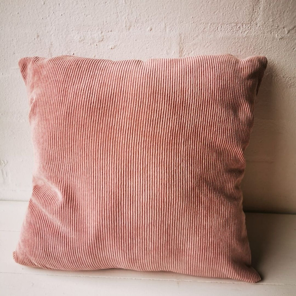 Corduroy Sactter Pillow - Blush Pink 